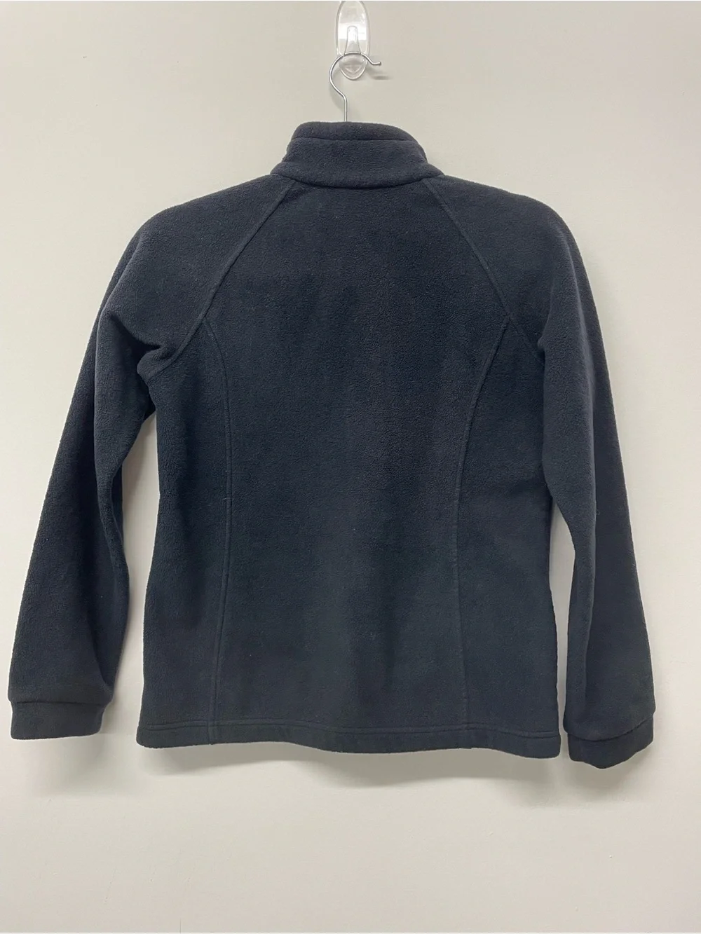 Columbia Kids Black Full-Zip Fleece Jacket with Zip Pockets